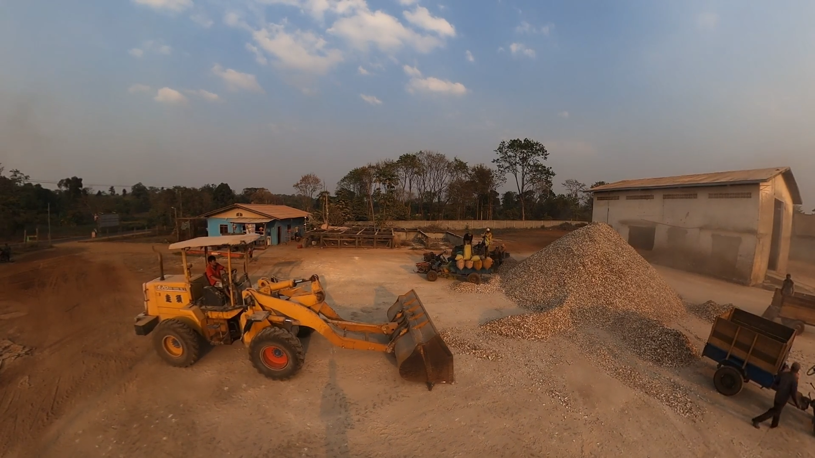 IronPine crew member on site